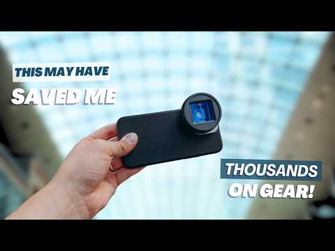 I'm REPLACING my Pro CAMERA with an iPhone! Reeflex G-Series Smartphone Lens test