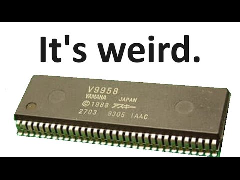 The V9958 is a bad design. No, really.