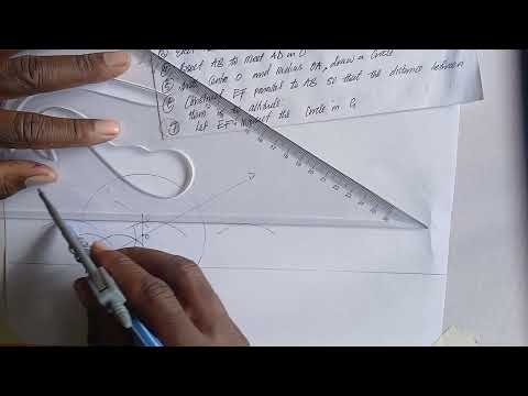 Triangle Construction given base, altitude and vertical angle
