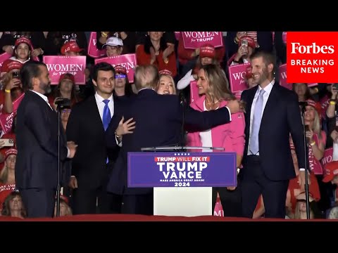 BREAKING NEWS: Trump Invites Don Jr., Tiffany, Eric, And Their Spouses On Stage At PA Rally