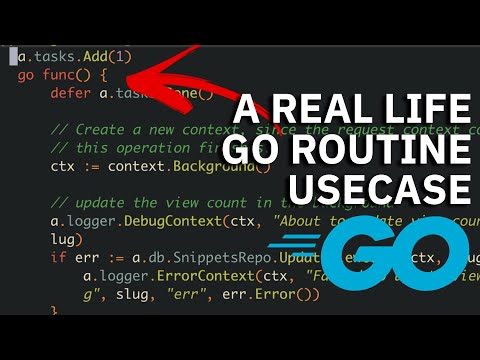 A REAL usecase of Golang Go Routines! - Golang  Concurrency Example