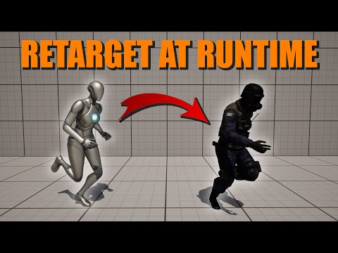 How To Do Animation Retargeting At Runtime In Unreal Engine 5 (Tutorial)