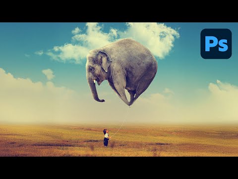 Turning an Elephant into a Balloon – Surreal Art in Photoshop