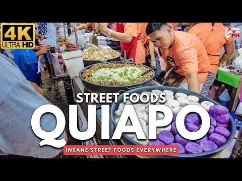 [4K] Flavorful Quiapo Street Food Walk | Real Manila Food Scene