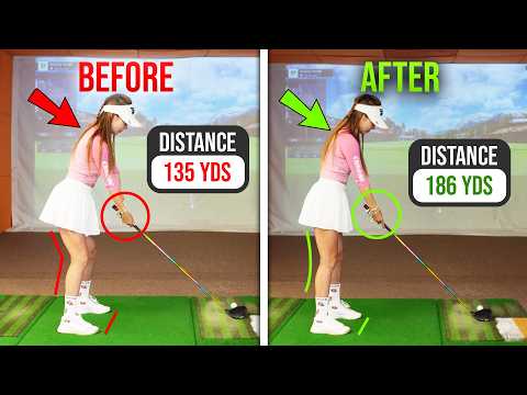 This Driver TRICK Added 50 Yards to her Swing