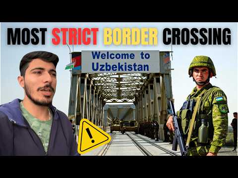 Entering Uzbekistan from Afghanistan – CRAZIEST Border Check⚠️ | Haryanvi Voyager