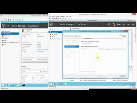 Adding an additional Domain Controller to an existing domain in Windows Server 2012 R2