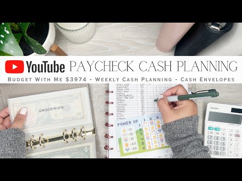 YouTube Paycheck Budget With Me $3974  | Cash Planning for the Week | Adding New Savings Challenge!