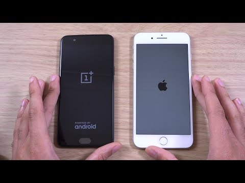 OnePlus 5 vs iPhone 7 Plus - Speed Test!