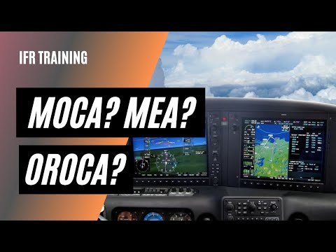IFR Altitudes Explained | MEA MOCA & OROCA on Low Enroute Chart | Minimum Altitudes for Enroute IFR