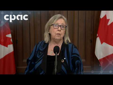 Green Party Leader Elizabeth May reacts to new Liberal majority – April 15, 2026