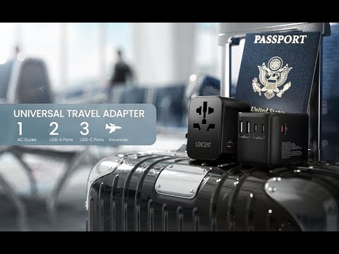 Unboxing and Testing the Best Universal Travel Charging Adapter! #travel #tech