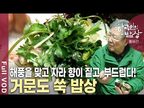 육지에서는 4, 5월은 돼야 나는 쑥이 거문도엔 벌써부터 지천이다! 논둑, 밭둑, 길가 어디서든 쑥쑥! 거문도 쑥 밥상 [한국인의밥상 KBS 20150305 방송]