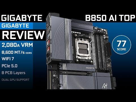 GIGABYTE B850 AI TOP : if it had a skirt, I would marry it!