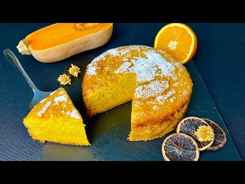 I take a PUMPKIN and 1 ORANGE and make a moist pumpkin pie with simple ingredients
