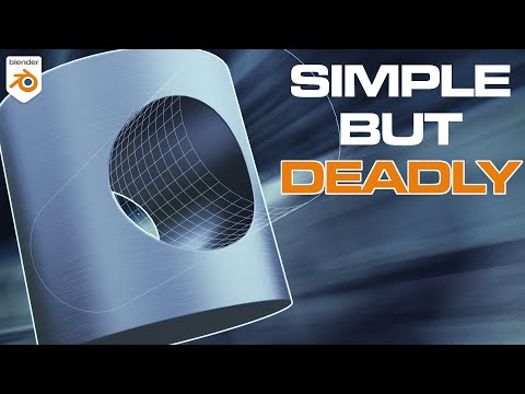 BOOLEANS on curved surfaces?? (Blender Tutorial)