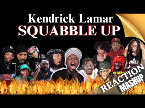 Kendrick Lamar - Squabble Up | Reaction Compilation