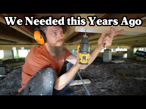 Back Under the House for Upgrades - Living DIYfferent