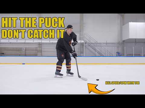 Passing And Receiving The Puck LIKE TODAYS PRO NHL HOCKEY PLAYERS !