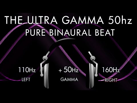 The Ultra Gamma 50hz - 1hr Pure Binaural Beat Session at ~(50Hz)~ Intervals