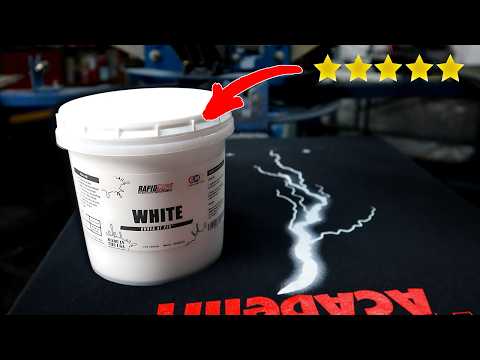 Screen Print White ink like a Pro! (Step by Step)