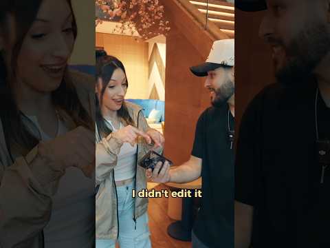 i DIDNT edit it !!! Priceless reaction 🤯 #lumixs9 #digitalcamera #vloggingcamera #cinematicvideo