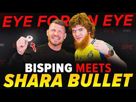 BISPING meets SHARA BULLET - 'Eye For An Eye!' 👀 | UFC Saudi Arabia (INTERVIEW)