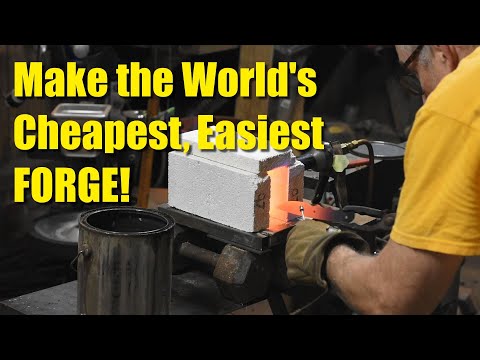 World's Easiest, Cheapest Forge!