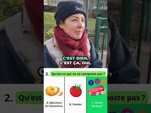Est ce que vous savez composter?