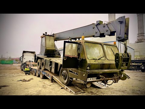 Rescuing an Abandoned 28-Ton Crane That Hasnβt Moved in Years