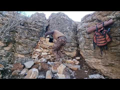 To Survive and for Fear of WILD ANIMALS and the Cold, I Built Shelters and Hiding Places.