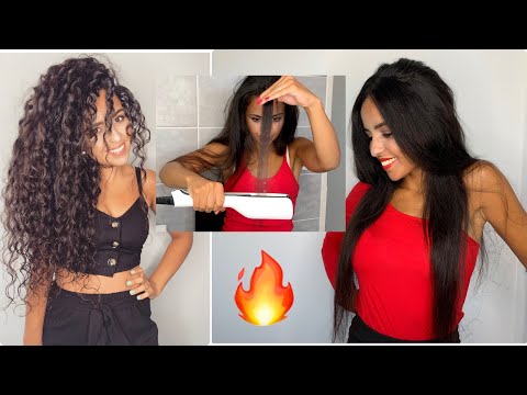 Comment LISSER ses cheveux SANS  les ABÎMER + ASTUCES  pour un lissage sur 1SEMAINE impeccable !
