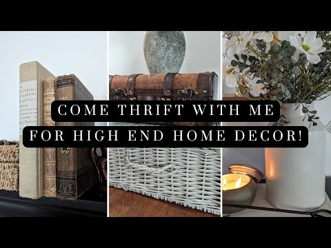 Come Thrift With Me! | Goodwill Thrift Shopping Home Decor Haul | HUGE thrift trip