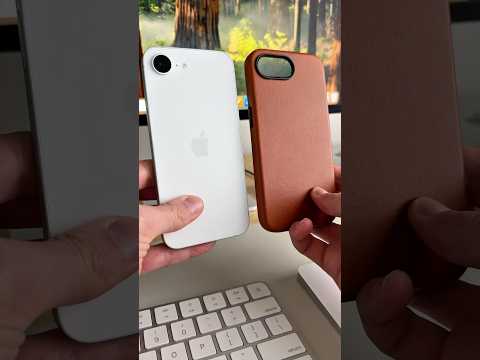 Aesthetic Leather Case for IPhone 16e 😮‍💨