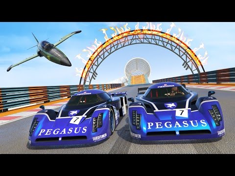 GTA 5 Online - NEW EPIC CUNNING STUNTS DLC STUNT RACES!! (GTA 5 DLC Gameplay)
