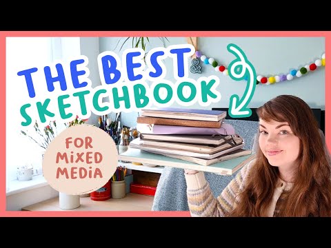 Ranking my sketchbooks from best to worst 😬 My faves for mixed media 🎨