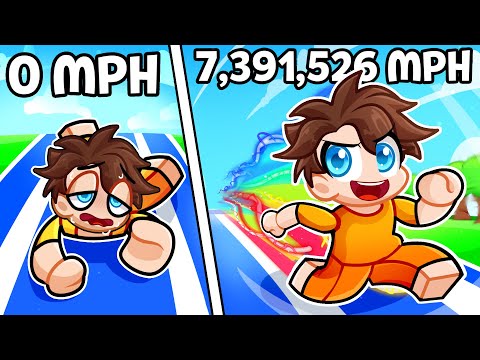 Running 7,391,526 MPH to Become the FASTEST in Roblox!