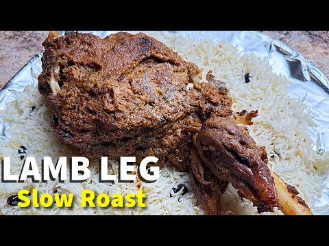 Whole Lamb Leg In The Oven - 4 hours secret Marinade
