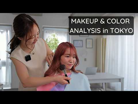 (ASMR) Doing Cute Japanese Makeup Based On Color Analysis | Soft Spoken ft. @ちひろchihiro ASMR