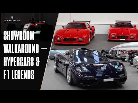 Tom Talks: Showroom Walkaround – Hypercars & F1 Legends | Current Stock V6 | Tom Hartley Jnr