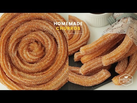 바삭바삭! ๑❛ڡ❛๑ 츄러스 만들기 : Homemade Churros Recipe : チュロス | Cooking tree
