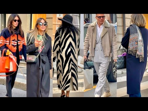 🦓STYLISH WINTER FASHION 2025 🇮🇹Italian Street Style WINTER SALES 2025 Shopping in Milan #vanityfair