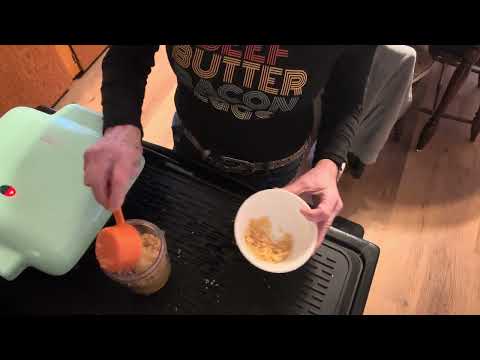 Two ingredient chaffles without cheese