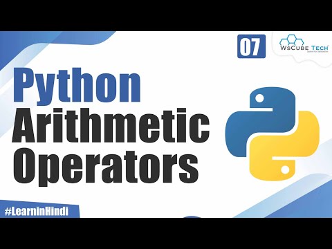 What are Operators in Python | Explain Arithmetic Operators in Python | Python Tutorial