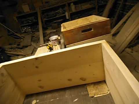 16-frame insulated hive, assembly diagram.