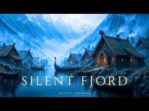 Silent Fjord – Nordic Viking City in Mist | Deep Norse Ambience for Focus & Calm
