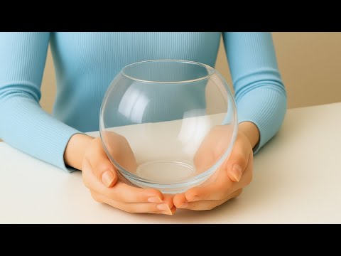 Look What I Made With a Glass Globe Bowl! Recycle! Diy!