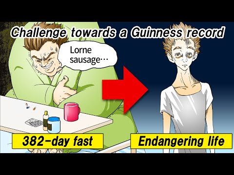 【Manga】382 Days fast. The world record for the longest fast
