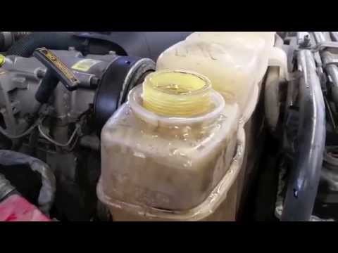 Flushing a cooling system thats contaminated with oil, diesel or gas