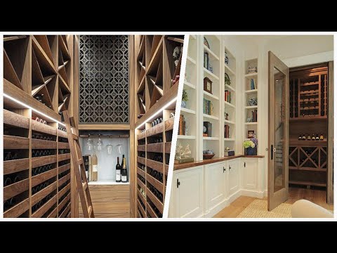 75 Mid-sized Brown Floor Wine Cellar Design Ideas You'll Love 🔴